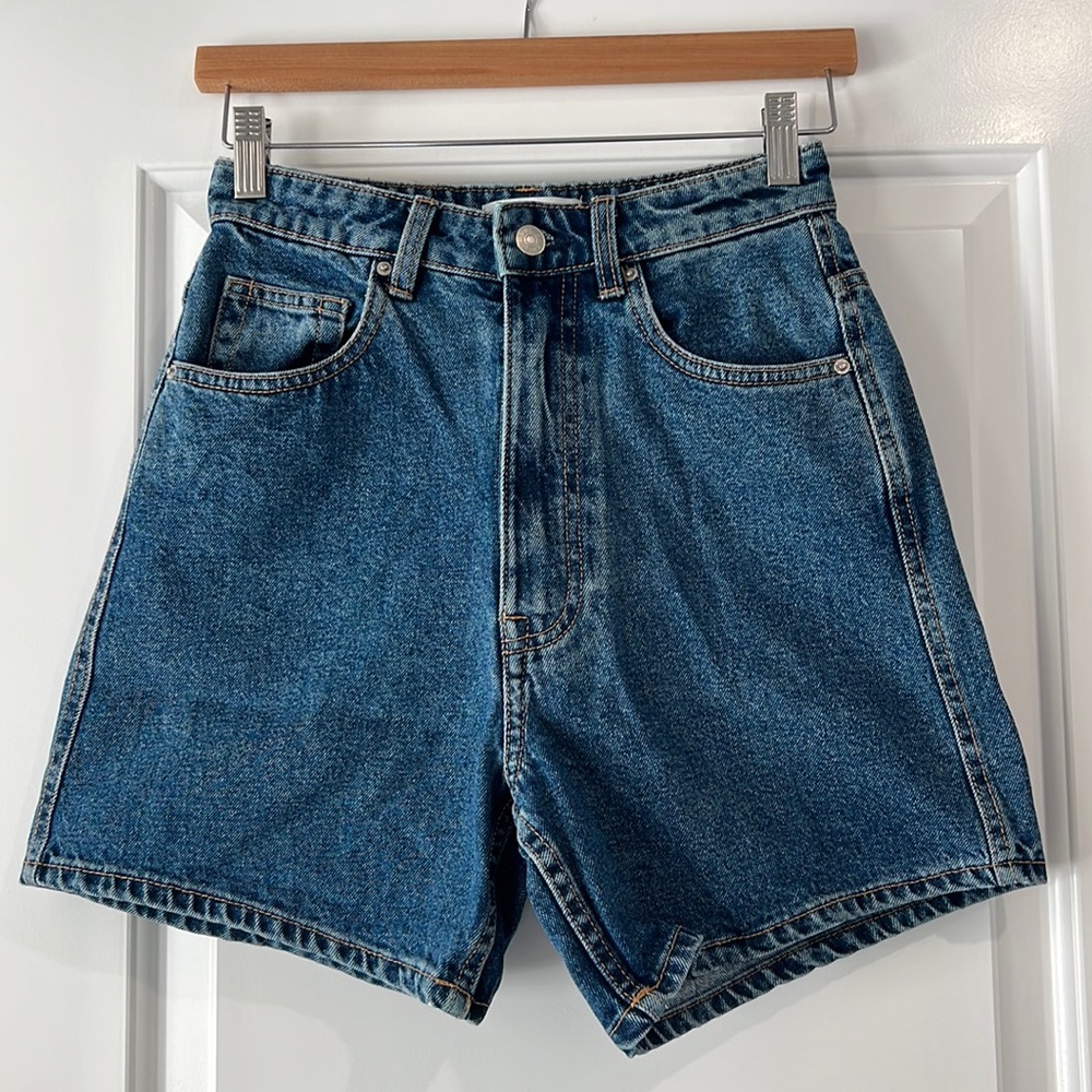 High waisted Denim Zara Shorts Size 2